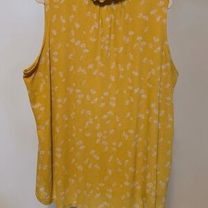 Apt. 9 Yellow Sleeveless Blouse